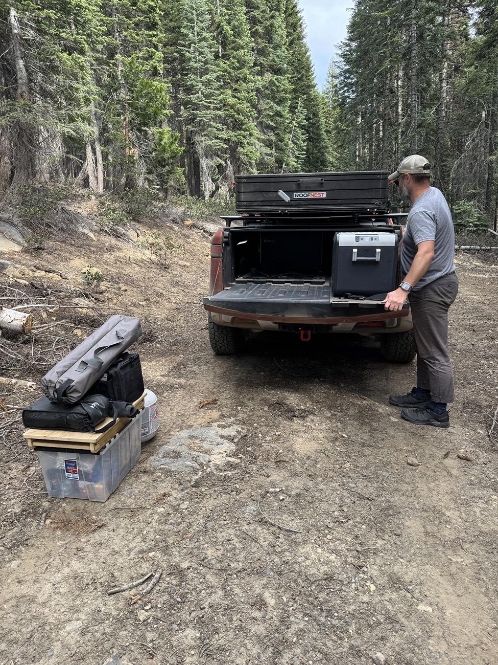 Rivian R1T R1S Recovery Gear + Bed Glider to the rescue! empty bed