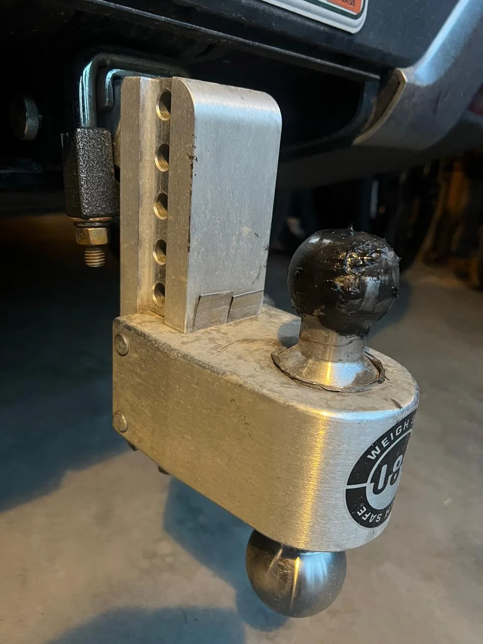 Rivian R1T R1S TOWING: Hitch Receiver? What are you using? RIVIAN has the hitch receiver sunk an extra 2" deep because of that stupid bumper.... IMG_1057