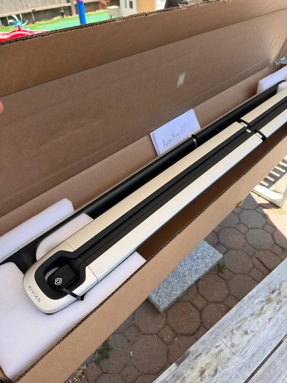 Rivian R1T R1S Rivian Crossbars Silver $450 IMG_3654