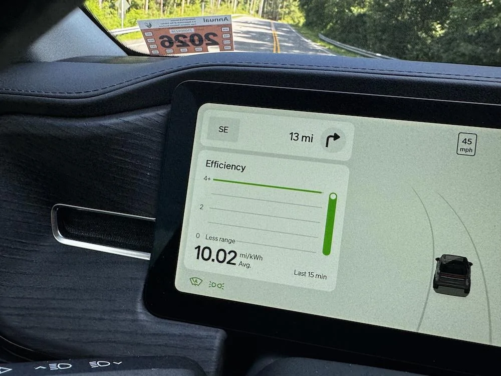 Rivian R1T R1S What's your highest mi/kWh efficiency? IMG_3590