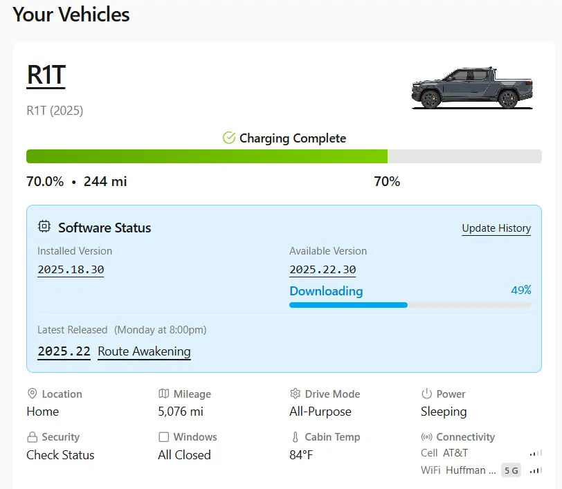 Rivian R1T R1S 2025.22 Update - Official Release Notes (Now With Google Maps Navigation) 1752706432509-cv