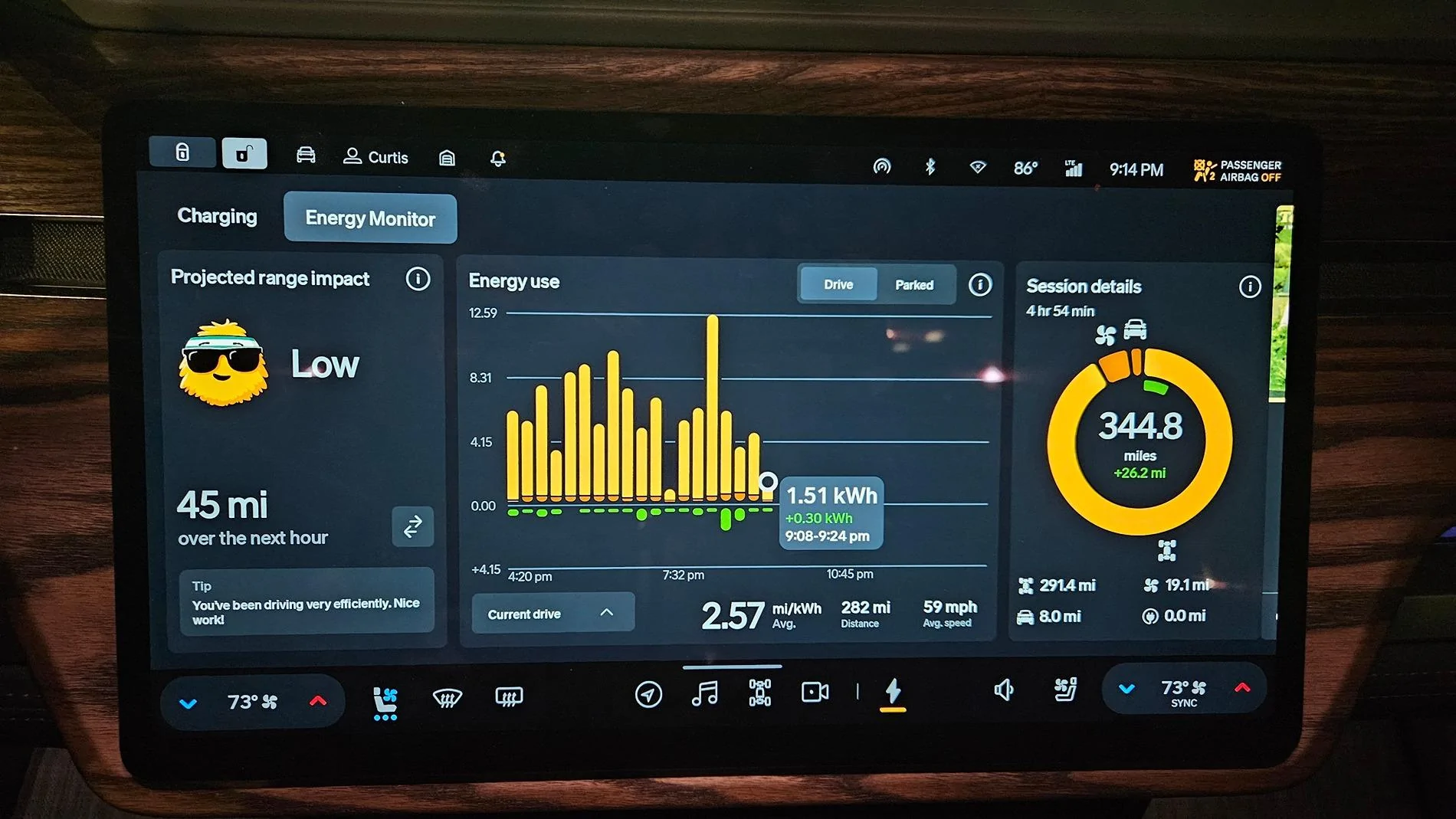 Rivian R1T R1S Sometimes slower is faster, what I learned on our 2,600 mile trip 20250715_211445