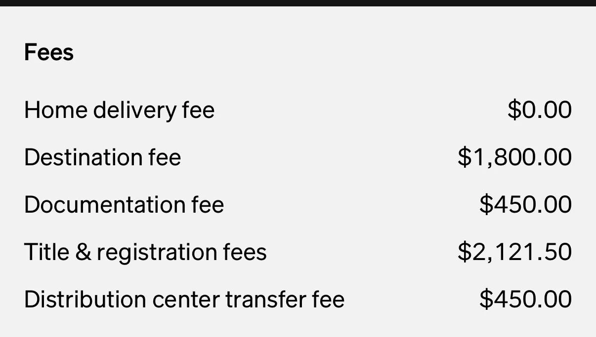 Rivian R1T R1S Purchasing Questions: Distribution center transfer fee and plate transfer IMG_6005