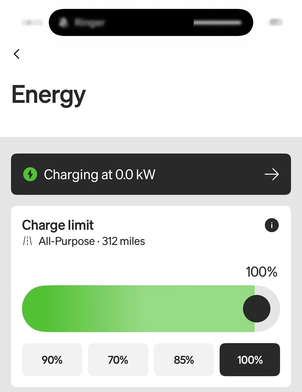 Rivian R1T R1S Charging difference between App and Car IMG_7192