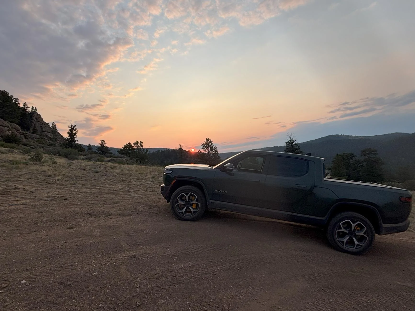 Rivian R1T R1S A quick solo camping adventure 20250716_122229442_iOS