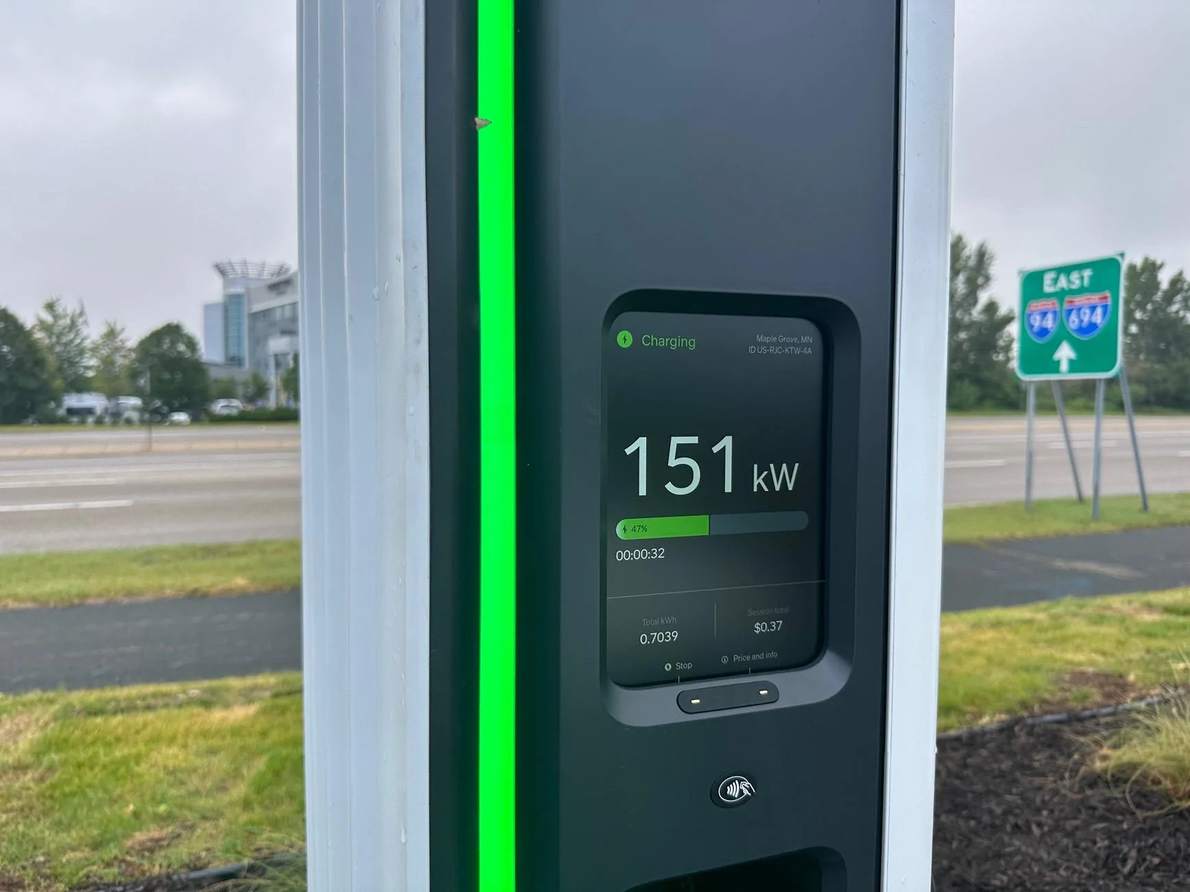 Rivian R1T R1S RAN Rivian Charging Stations Locations Map via Google Maps IMG_1871