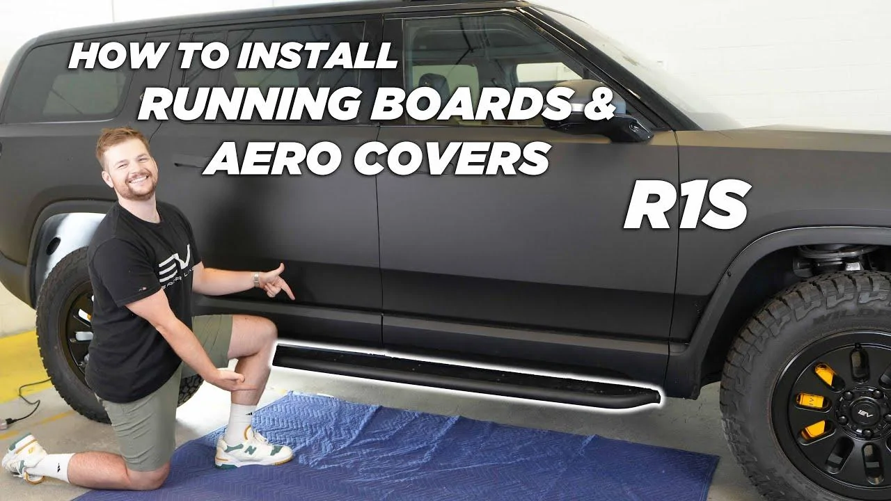 Rivian R1T R1S 🚨 R1S Owners 🚨 Check it, bolt-on Aero Panels for RMaxx Running Boards - No more cutting holes!! DIY video dropped! maxresdefault (99)