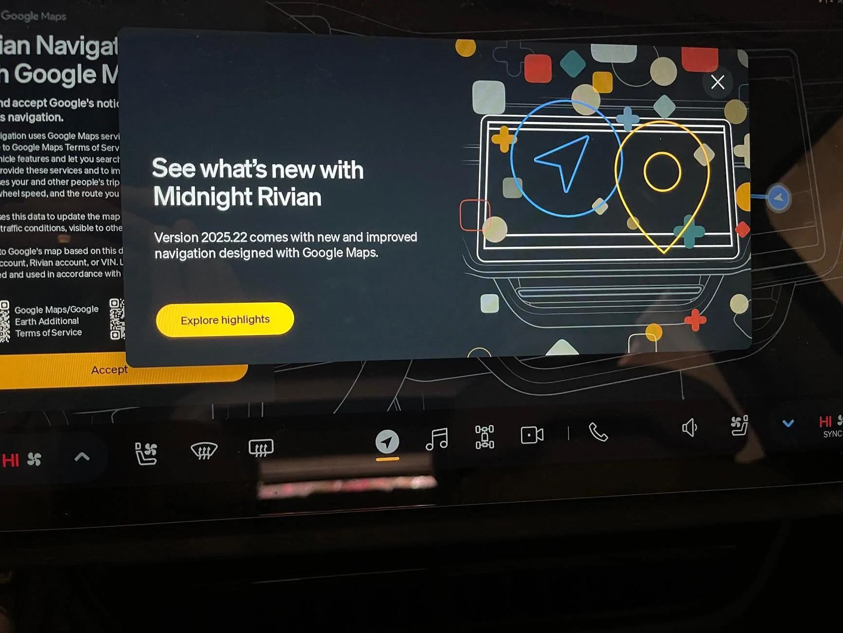 Rivian R1T R1S 2025.22 Update - Official Release Notes (Now With Google Maps Navigation) IMG_9715