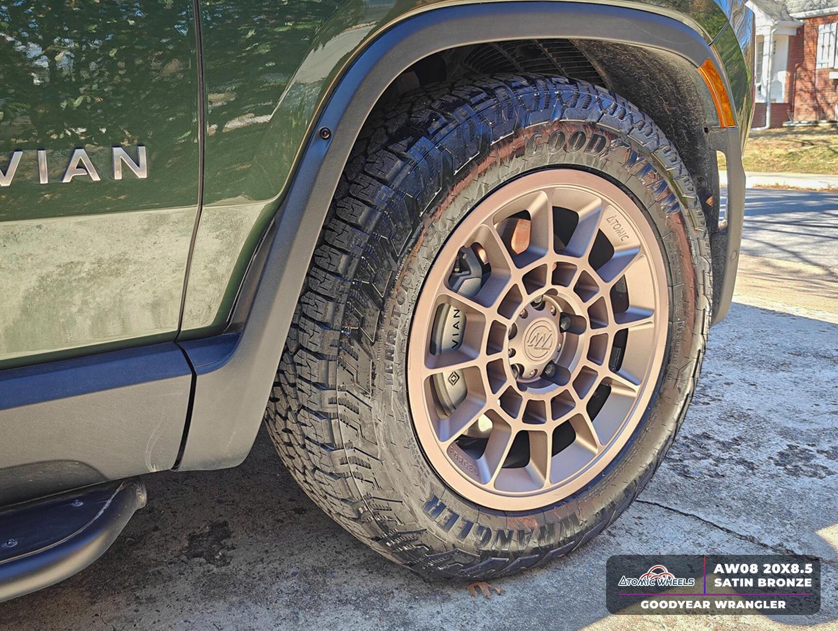 Rivian R1T R1S Tire Advice for 2023 Rivian R1S – Stuck Between XTM, KO3, and Toyo A/T III aw08 20 bronze
