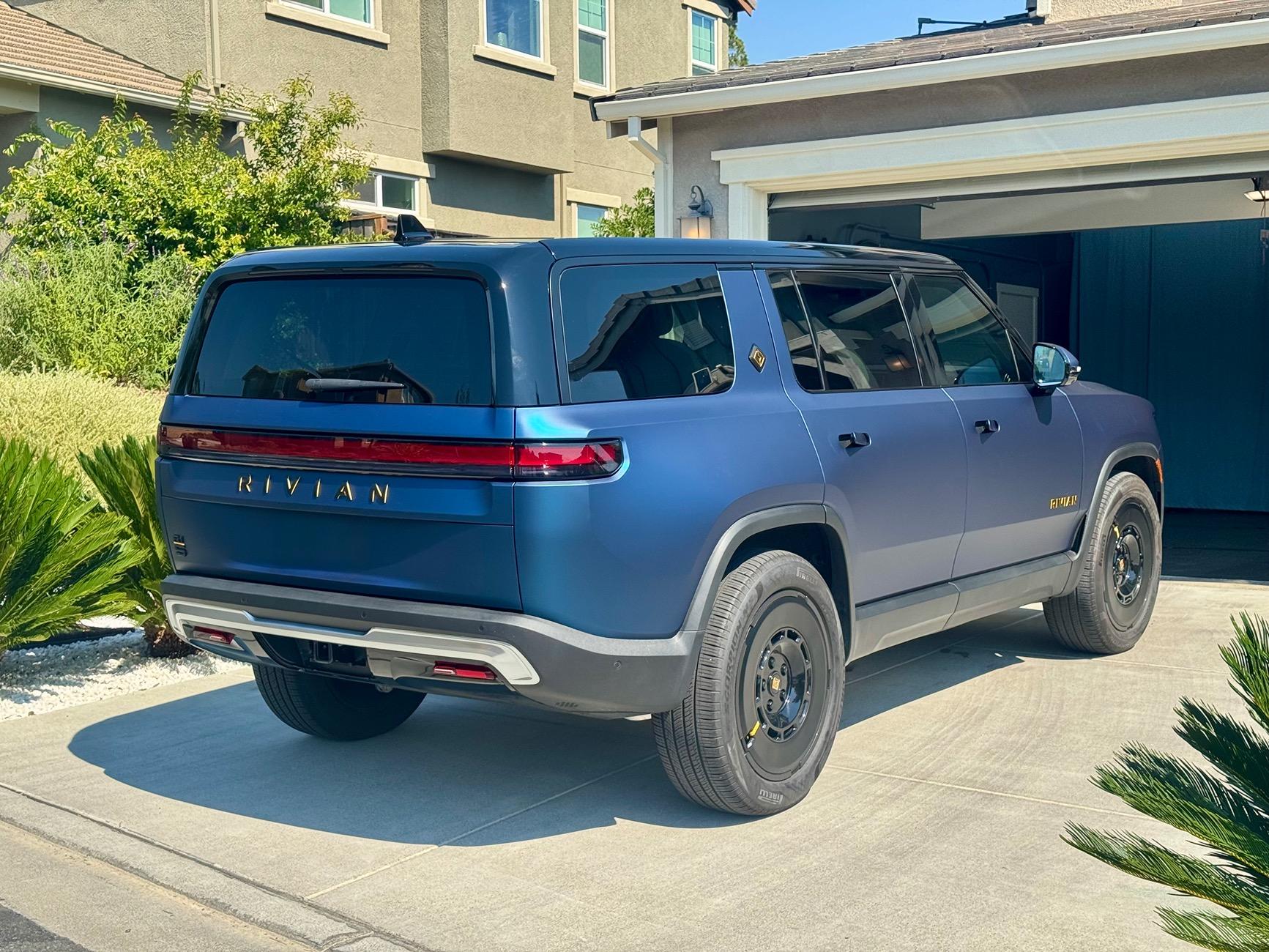 Rivian R1T R1S First ever DIY pre-cut Color PPF Wrap for R1S - 12hrs install time IMG_4019
