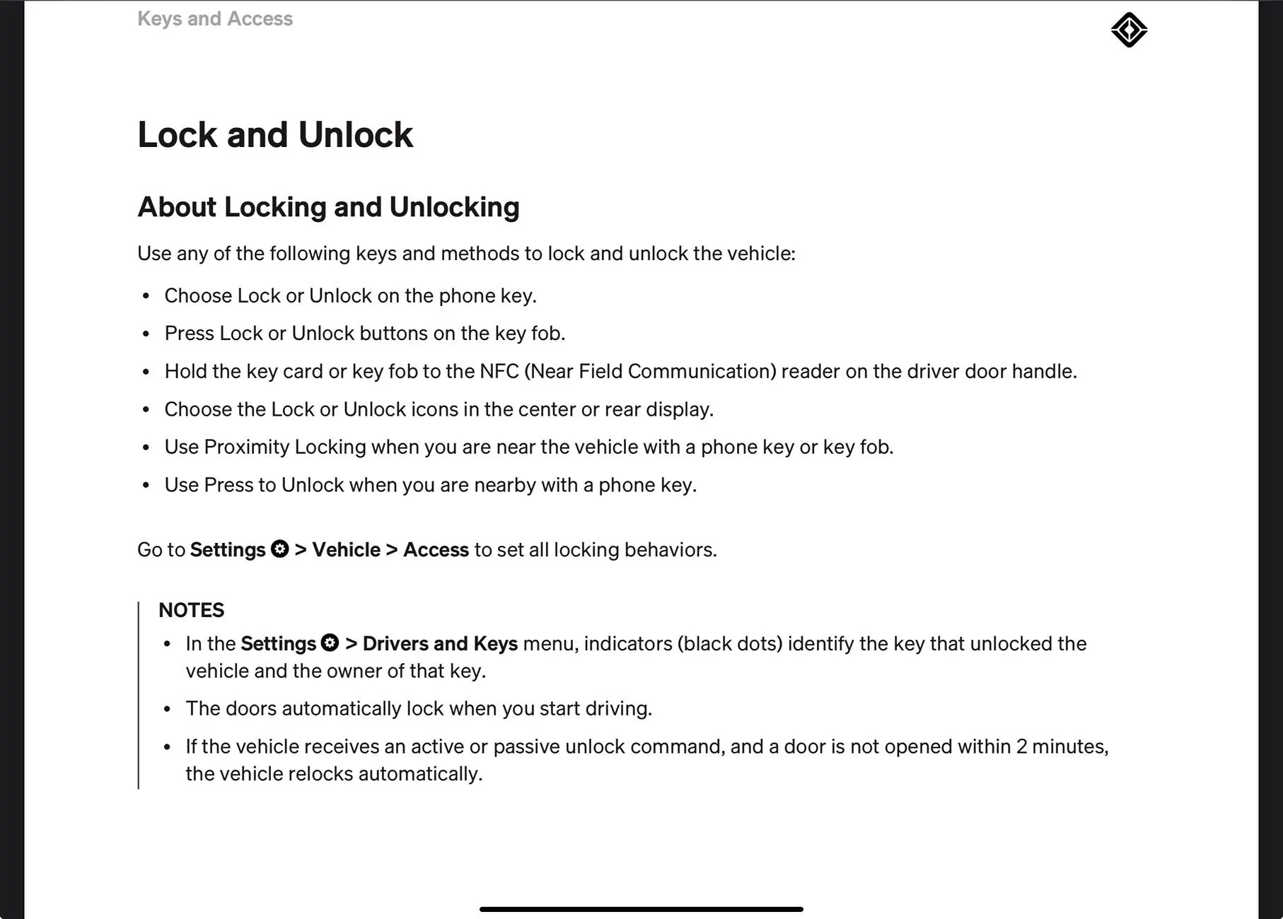 Rivian R1T R1S Help me understand auto relock after 2 mins IMG_0238