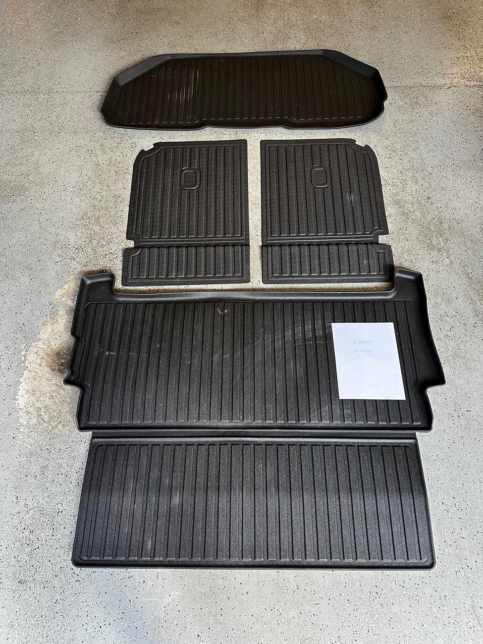 Rivian R1T R1S LinerX R1S frunk/3rd row seat back/rear cargo liners IMG_6705