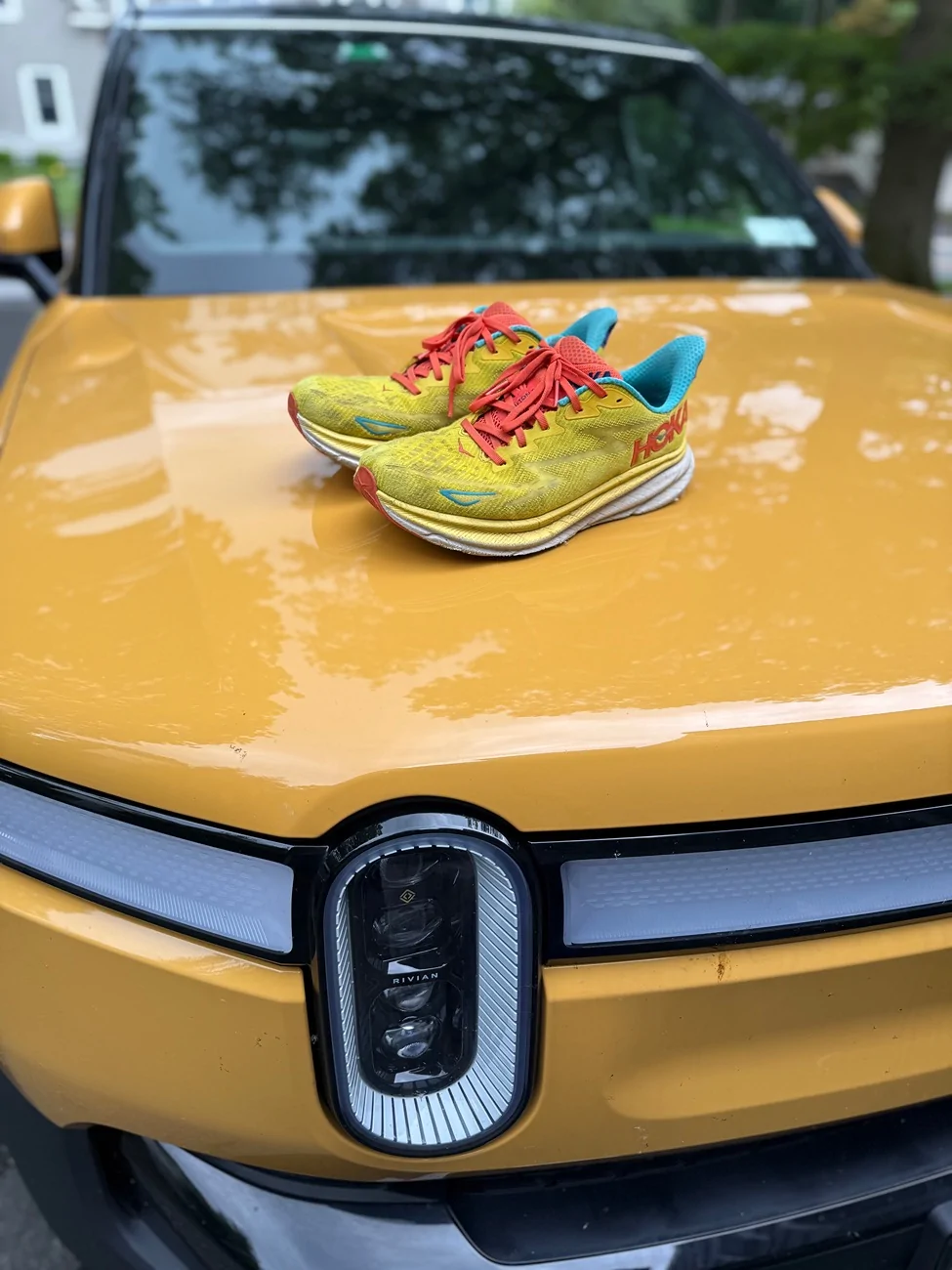 Rivian R1T R1S Dune Color Hiking Boots IMG_7696
