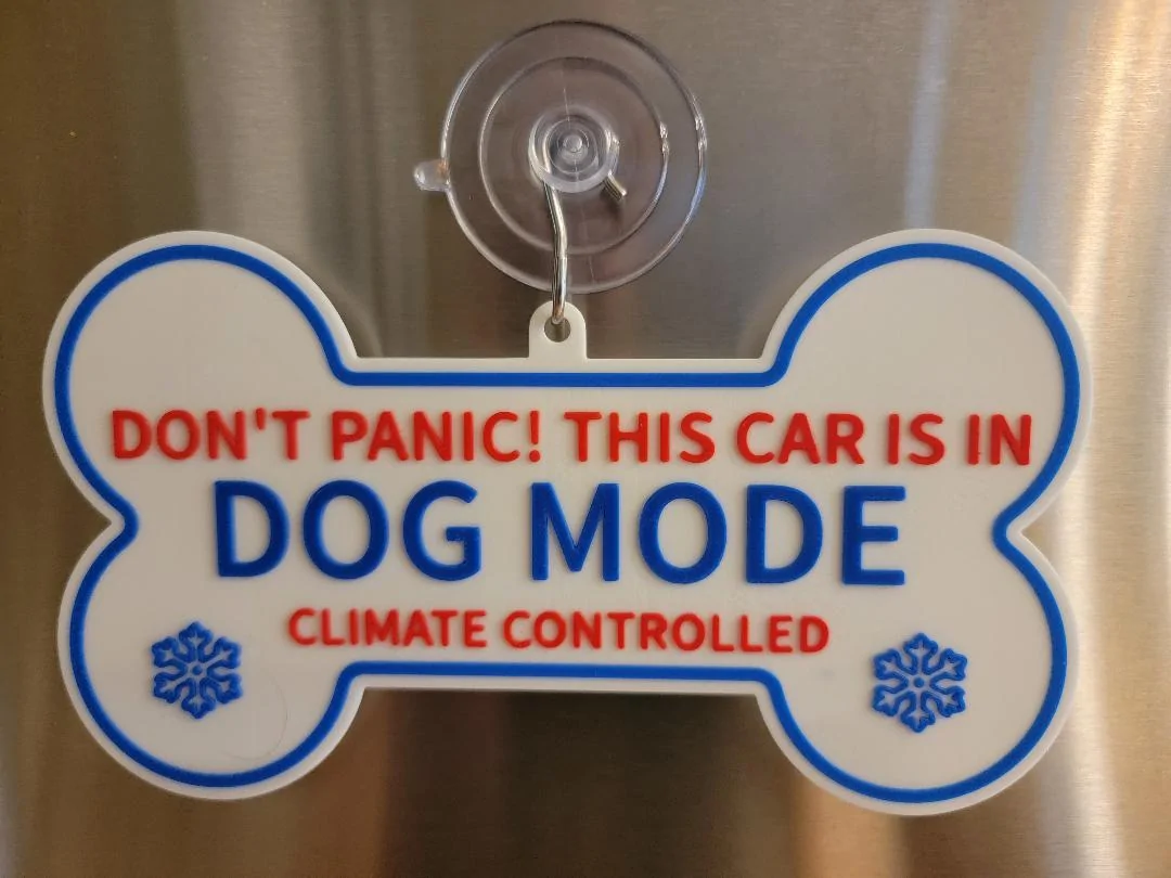 Rivian R1T R1S Pet Comfort Mode sign - print your own (file attached) dd2