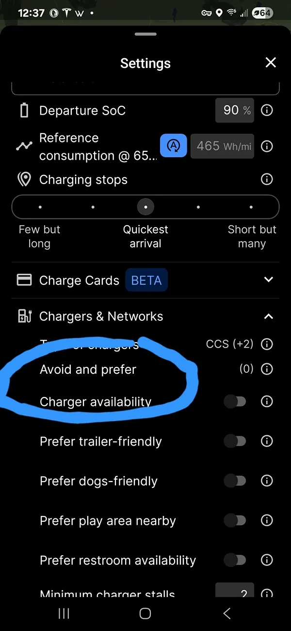 Rivian R1T R1S ABRP sending me to Tesla chargers rather than RANs 1000008299