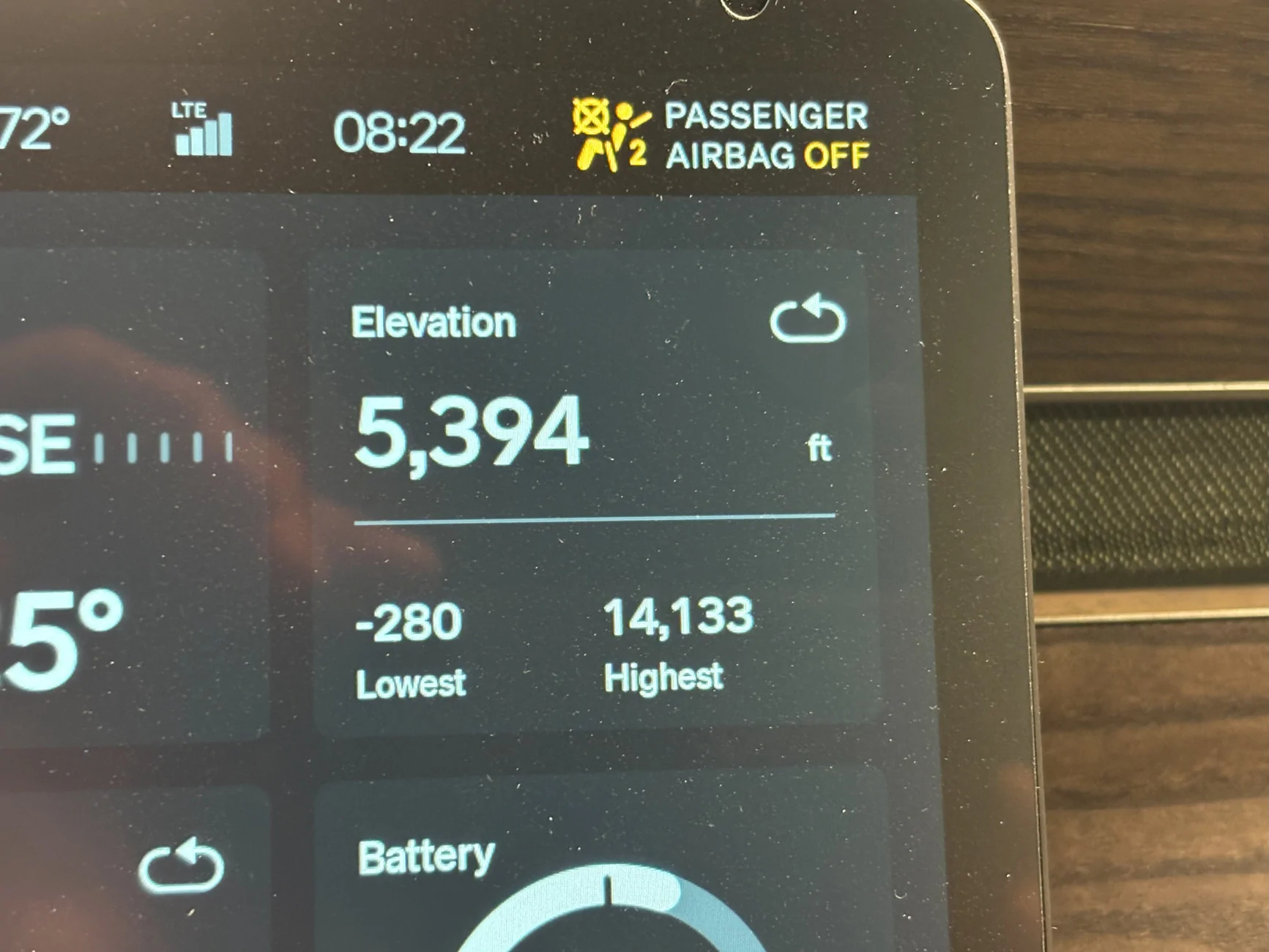 Rivian R1T R1S Altitude display wrong 20250804_142238330_iOS