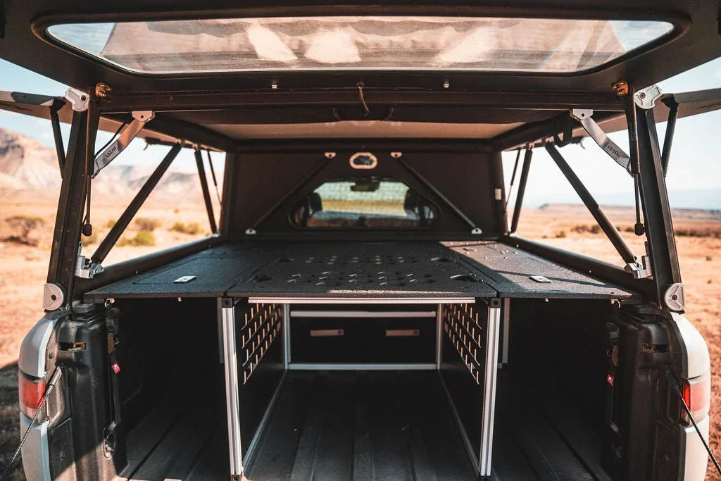Rivian R1T R1S DECKED Drawer System for R1T rivian-r1t-2022-present-1st-gen-explore-series-gfc-flat-deck-panels-745262