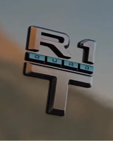Rivian R1T R1S 3D print custom QUAD badge in development 1000005155