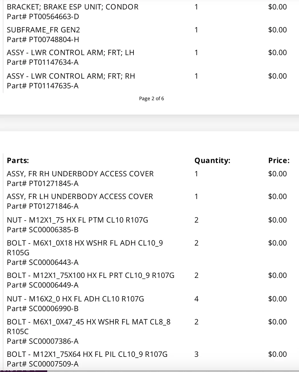 Rivian R1T R1S Gen 1 R1T Quad Subframe Replacement Results riv2