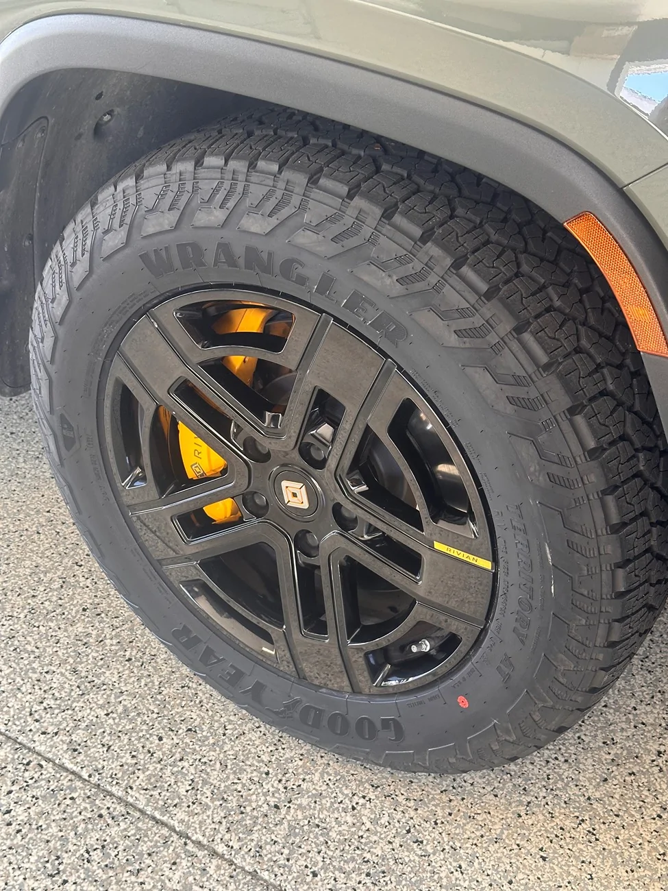 Rivian R1T R1S Goodyear Territory AT 275/60/20 Factory AT tires + saving $ IMG_6861