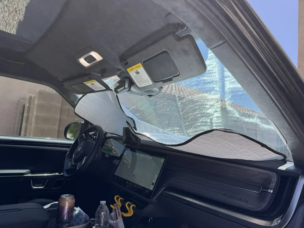 Rivian R1T R1S Windshield & Sunroof Protection Film - DIY Pre-Cut / UV + IR Blocking (TWRAPS) 1754841914234-sd