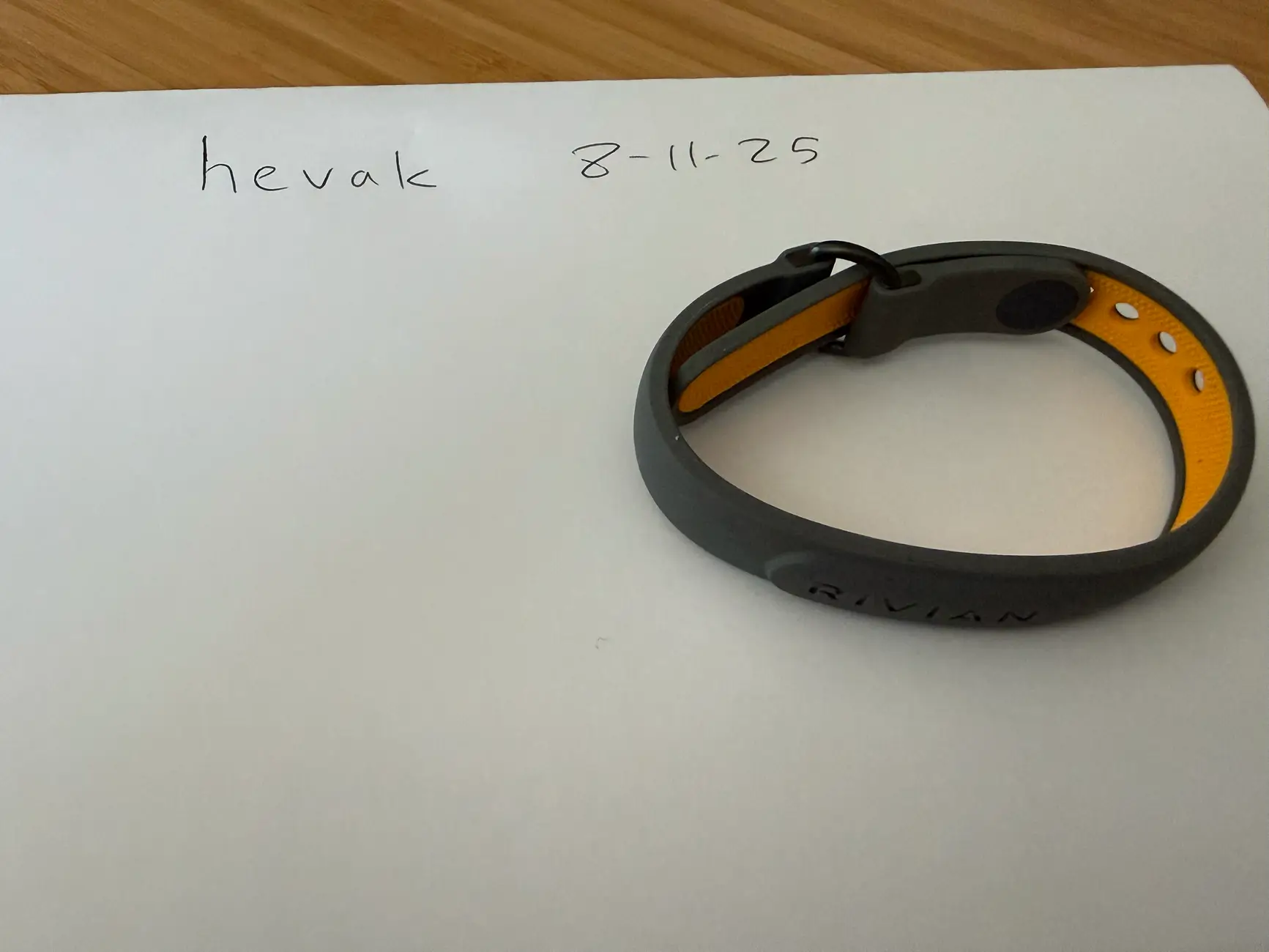 Rivian R1T R1S FS: Rivian Wristband Key (Never worn) tempImagen5NNoi