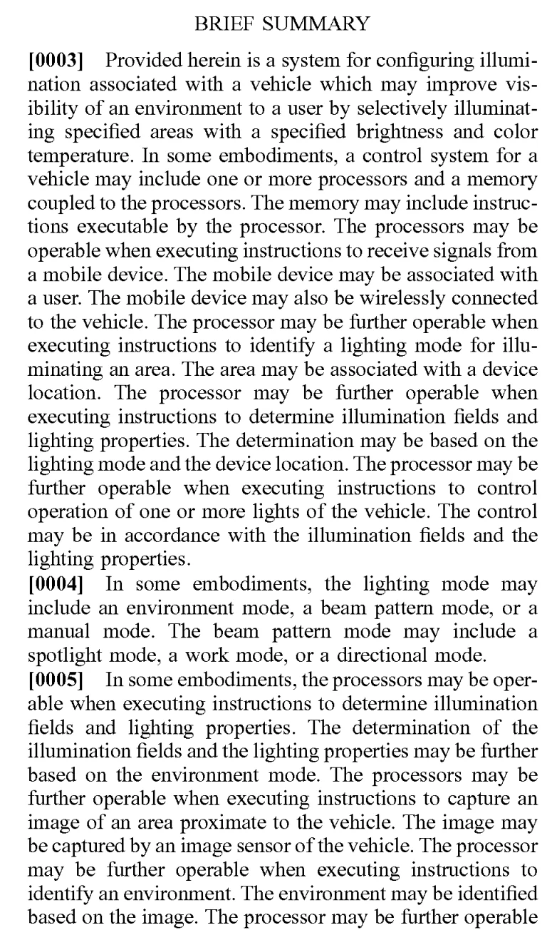 Rivian R1T R1S Rivian Patents "Follow Me" Object Tracking Adaptive Lighting - great for camp lighting 1754967238909-9n