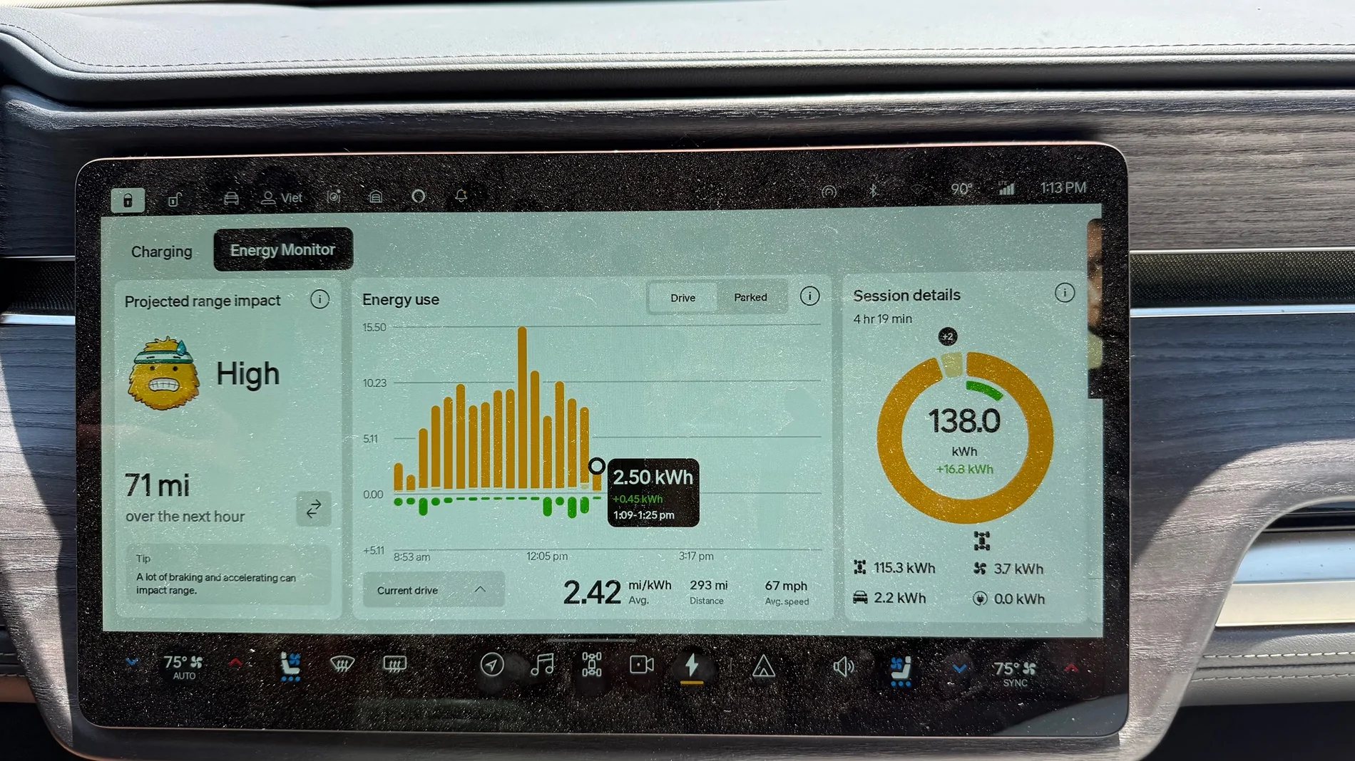 Rivian R1T R1S Lifetime Miles/kWh IMG_6645
