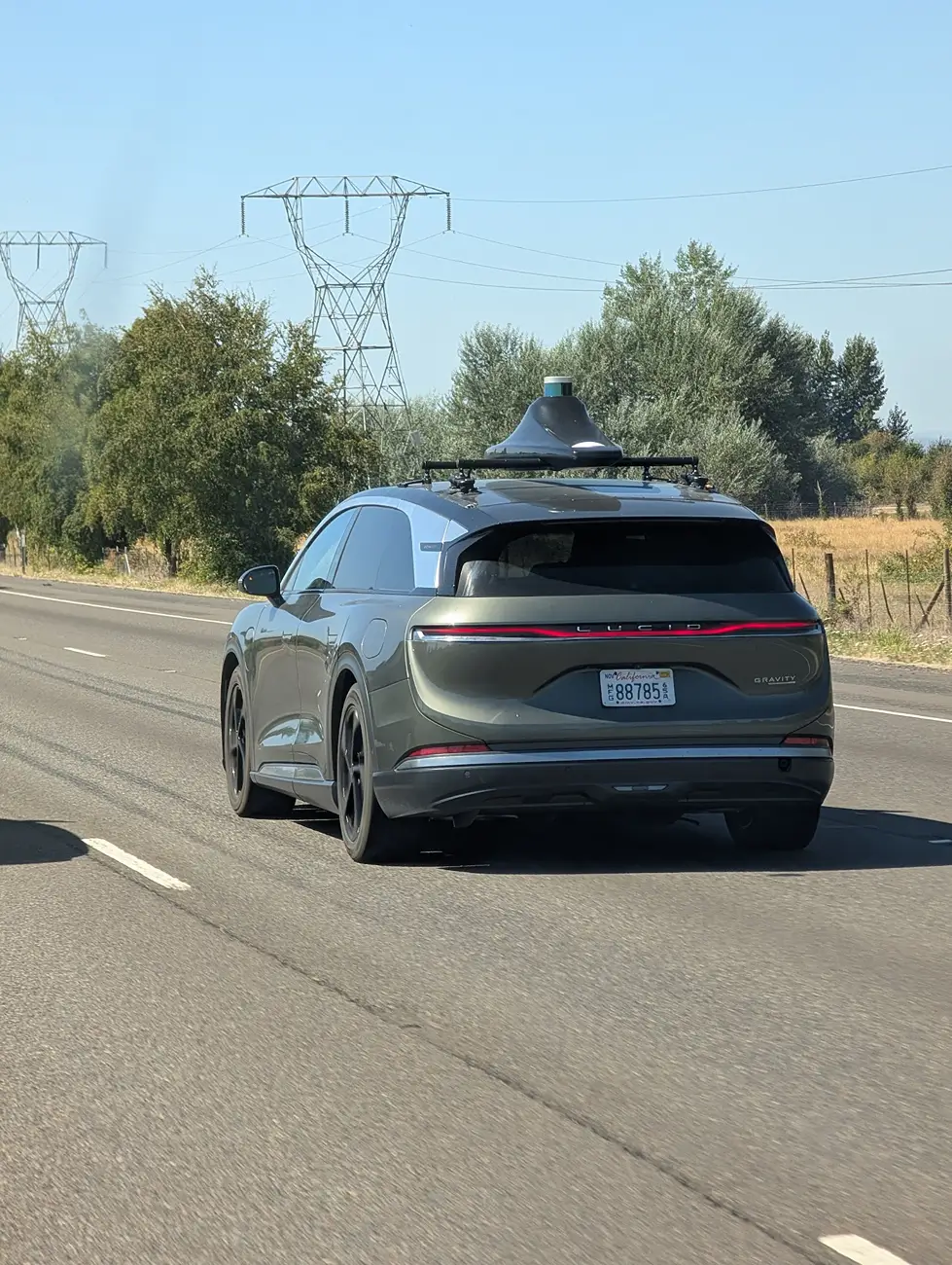 Rivian R1T R1S Lucid Gravity On the Road - Test Vehicle 1755121985280-zd