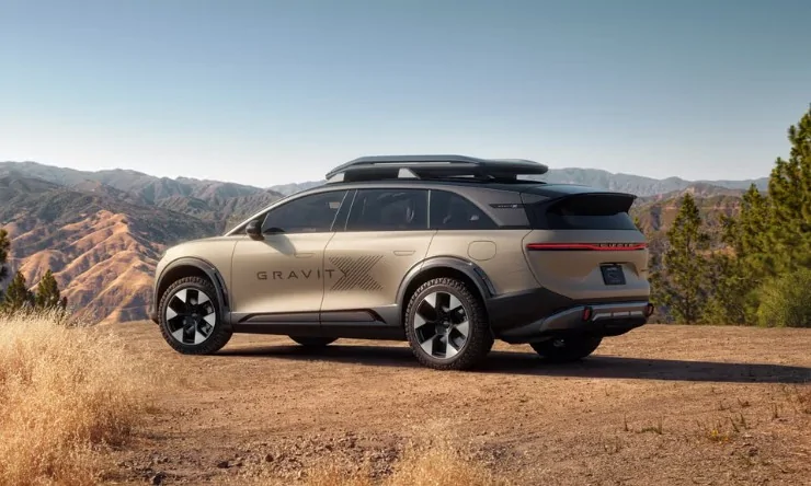 Rivian R1T R1S Lucid Gravity On the Road - Test Vehicle Gravityx