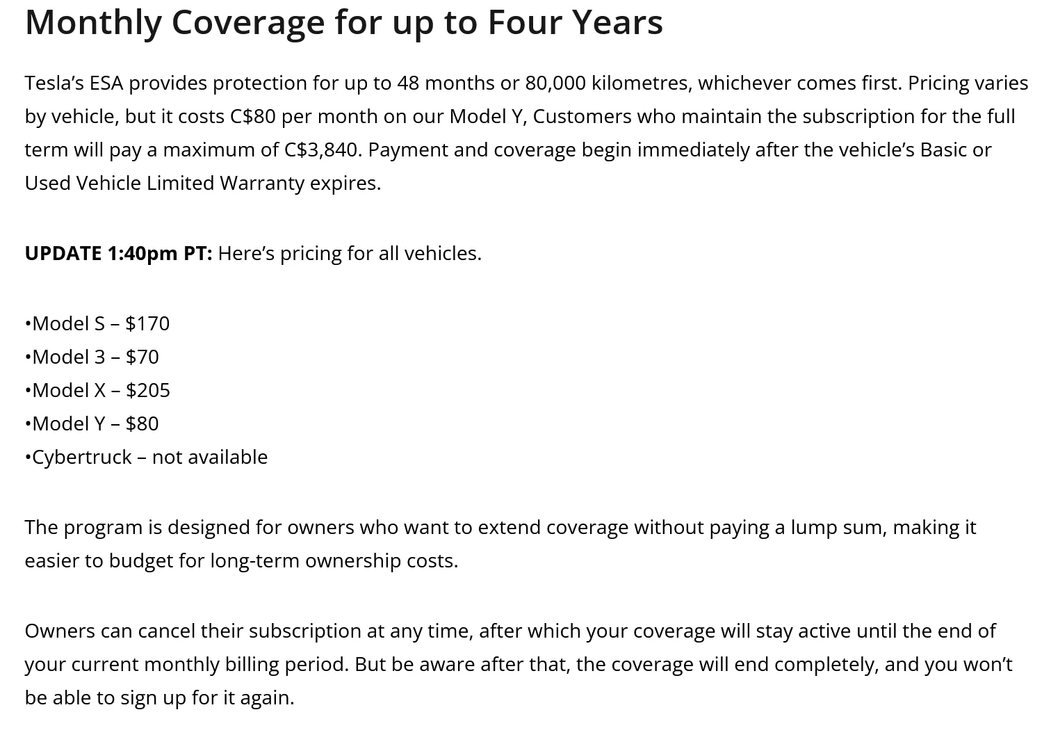 Rivian R1T R1S What are your thoughts on a 10 yr or 11 yr / 100,000 miles - 150,000 miles bumper to bumper extended warranty by Fidelity Warranty Services 1755628542112-nu