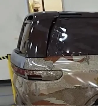 Rivian R1T R1S R2 spotted with rear quarter window pop-out / vented + aero wheels Wiper