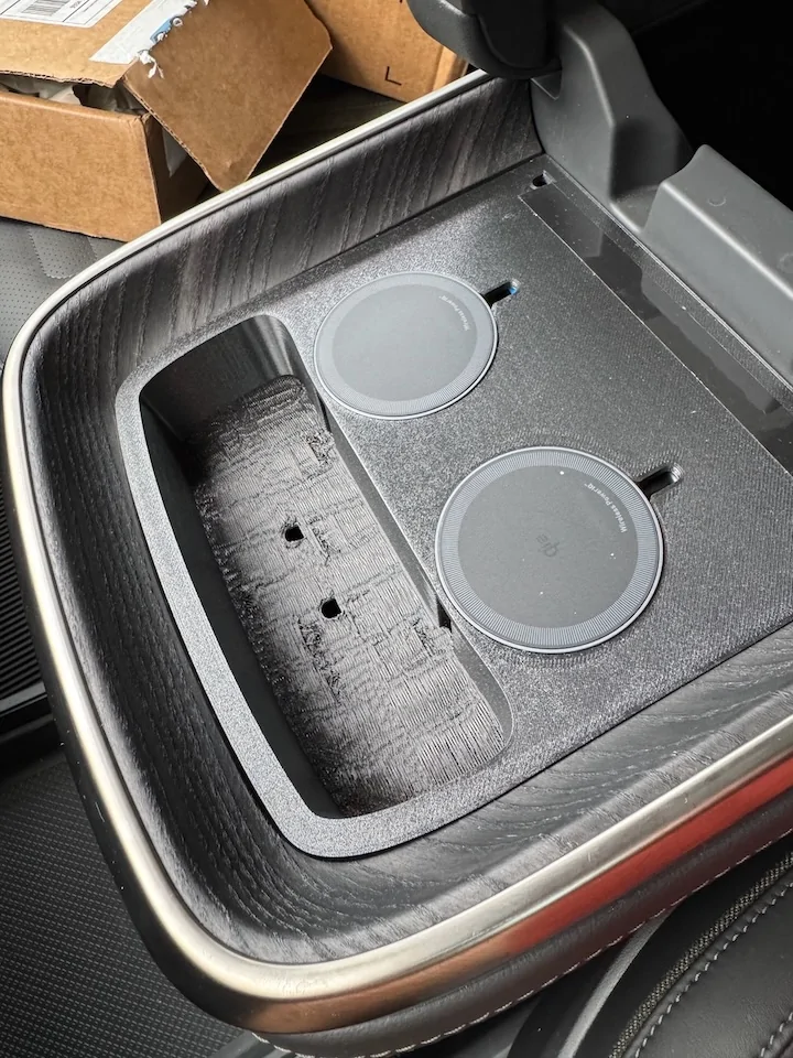 Rivian R1T R1S FS: Soonish Gen 1 charging pad w pucks cpad2