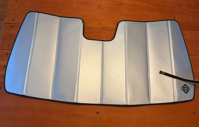 Rivian R1T R1S Updated and Improved OEM Rivian Sunshade (August 2025) -- Pictures and Brief Review 01