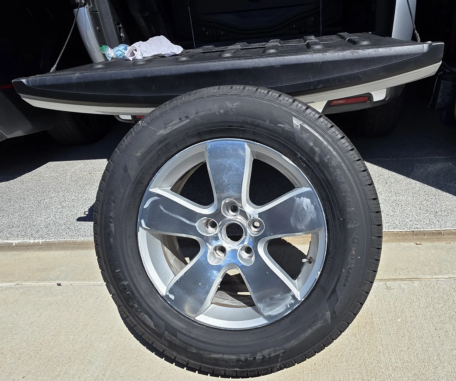 Rivian R1T R1S 20 inch full size spare kit - $275 20250812_145556