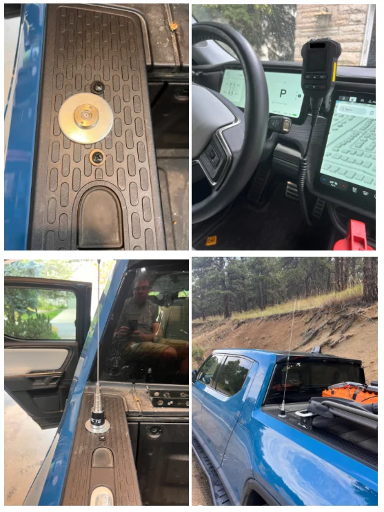 Rivian R1T R1S Sulley R1T Build. Switch Pro 9100, Comma 3x, Frunk 12v Outlets, Cab Outlets, Btech GMRS 50Pro & More 1756158602341-44