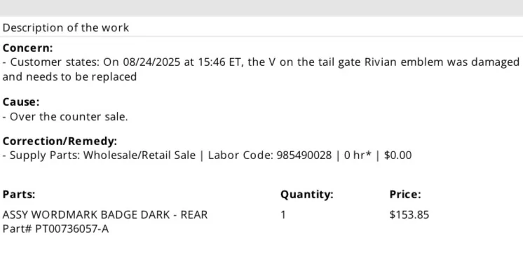 Rivian R1T R1S 2026 R1 Quad Max Delivery Tracker Open WO-000001599481_INV_20250828-211047