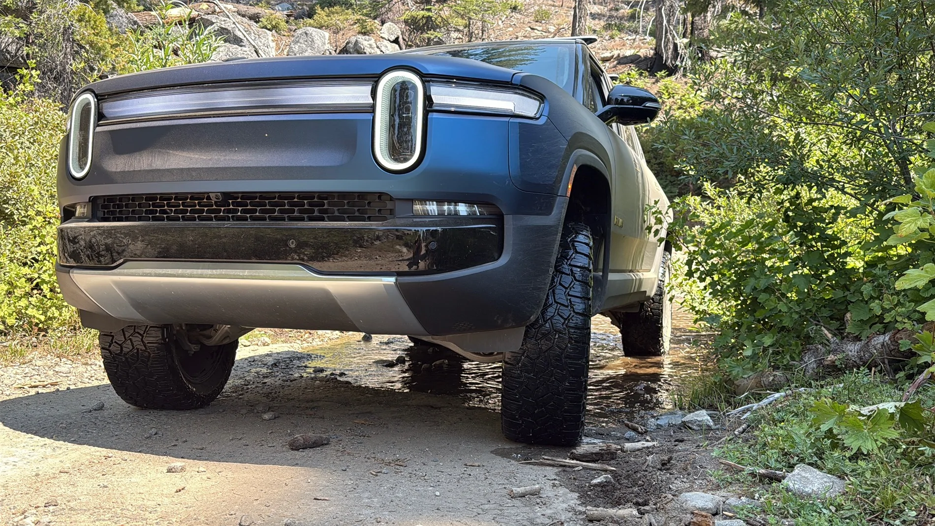Rivian R1T R1S 20” Pirelli XTM AT Installed IMG_7888
