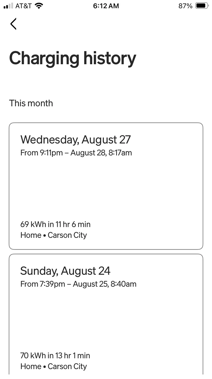 Rivian R1T R1S App not showing correct charging info, anyone else? IMG_1281