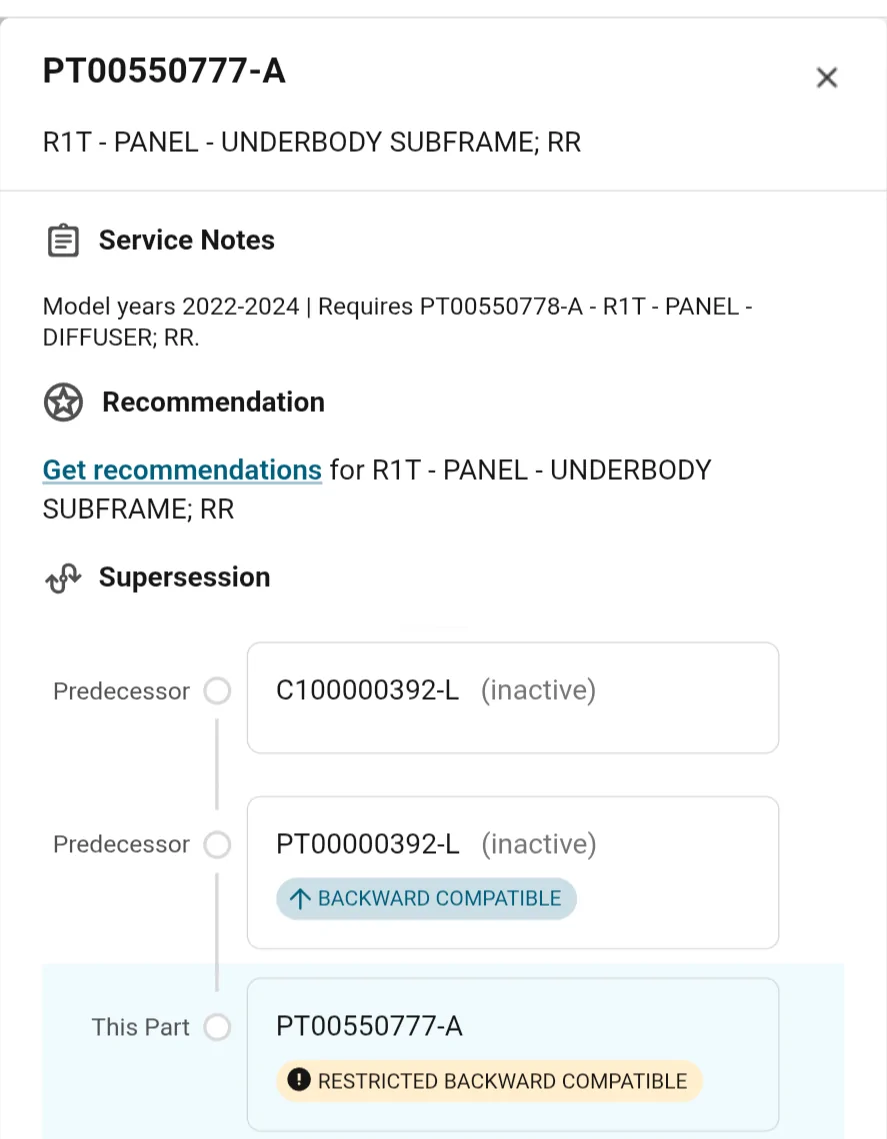 Rivian R1T R1S Plastic underbody ripped off 1000005513