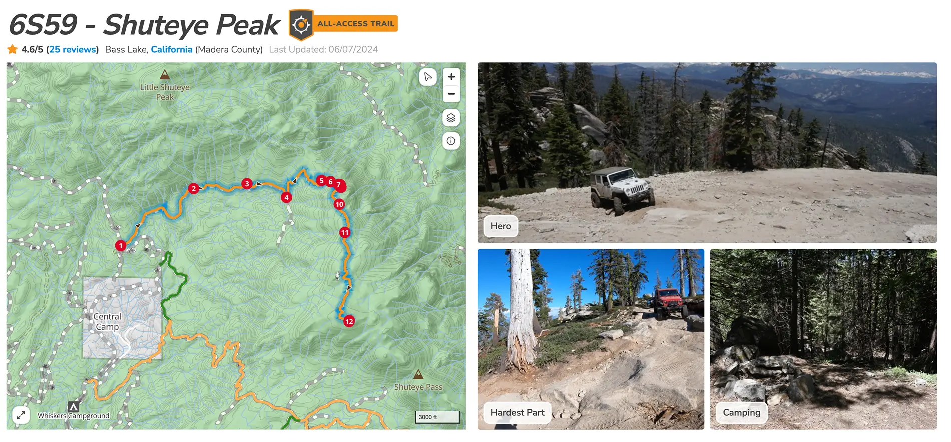 Rivian R1T R1S Off-roading at Shuteye Peak (Sierra National Forest) with our R1S Screenshot 2025-08-29 at 2.41.03 PM