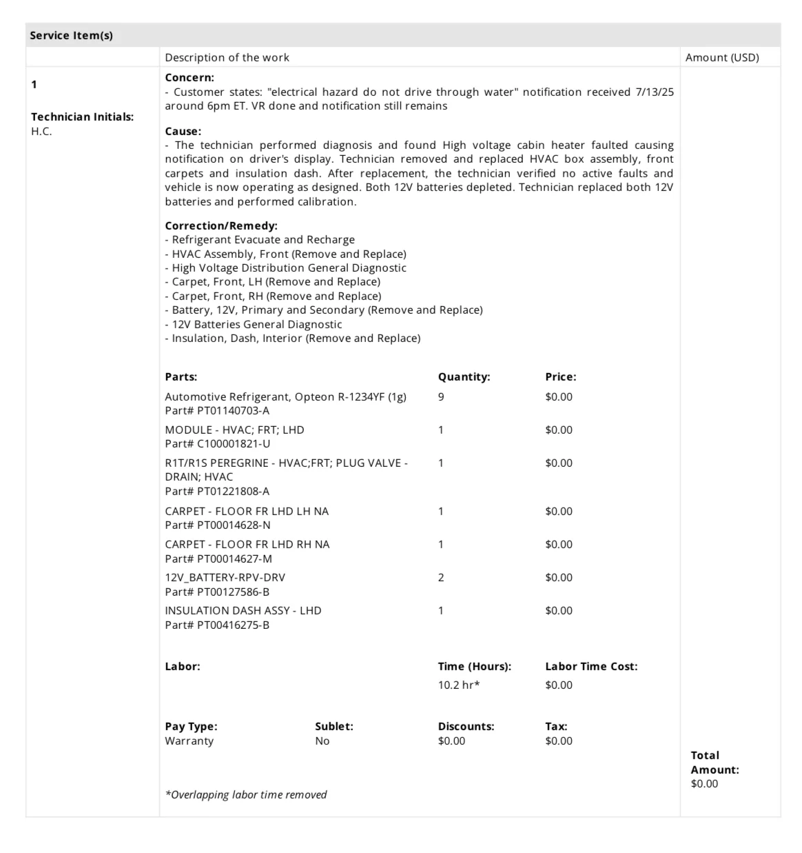 Rivian R1T R1S PSA for all Gen 1 owners! Check your carpets for signs of moisture IMG_3820