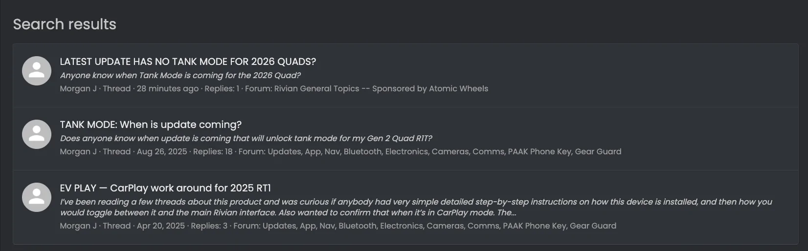 Rivian R1T R1S LATEST UPDATE HAS NO TANK MODE FOR 2026 QUADS? Screen Shot 2025-09-02 at 12.24.15 PM