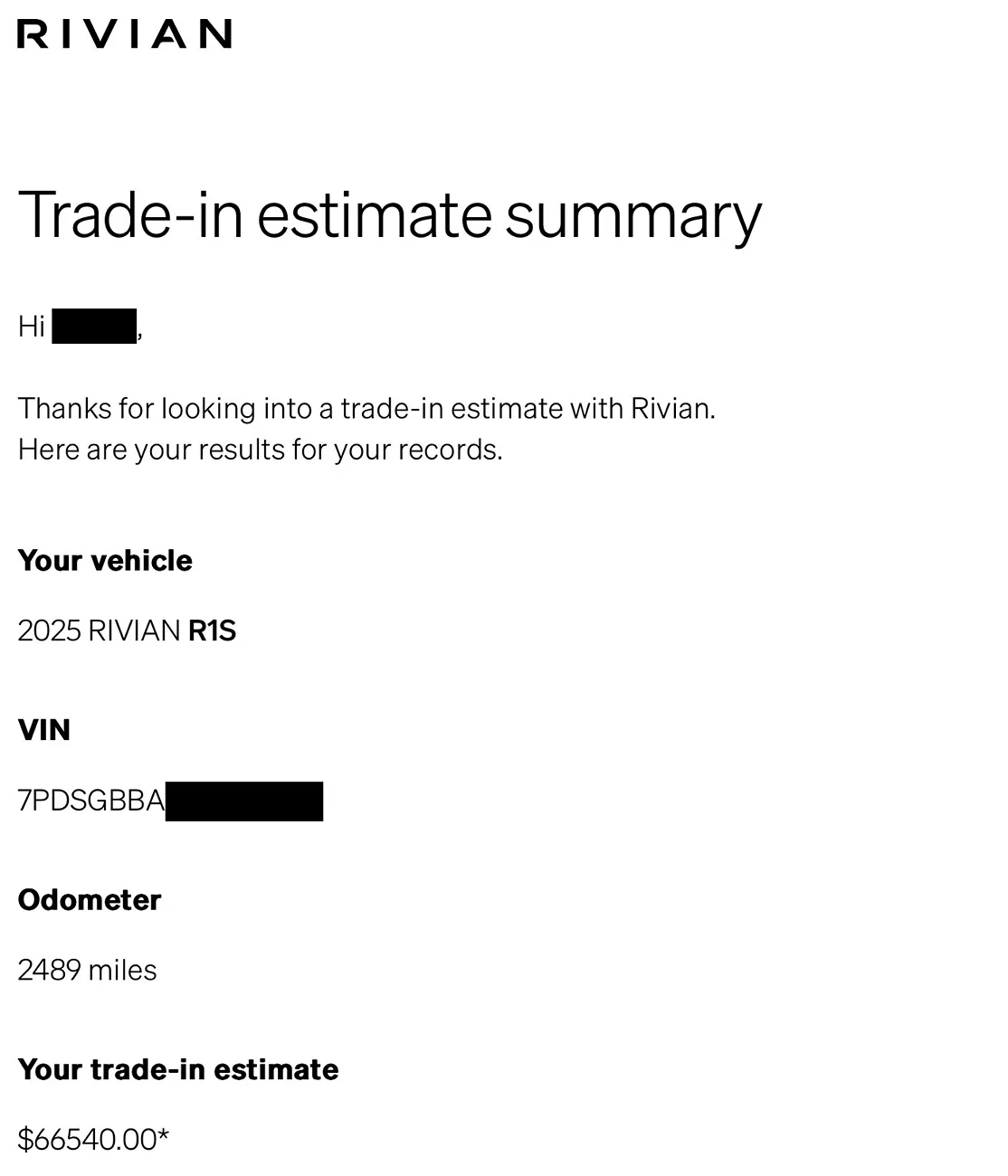 Rivian R1T R1S Rivian surpasses Tesla!  In depreciation... after