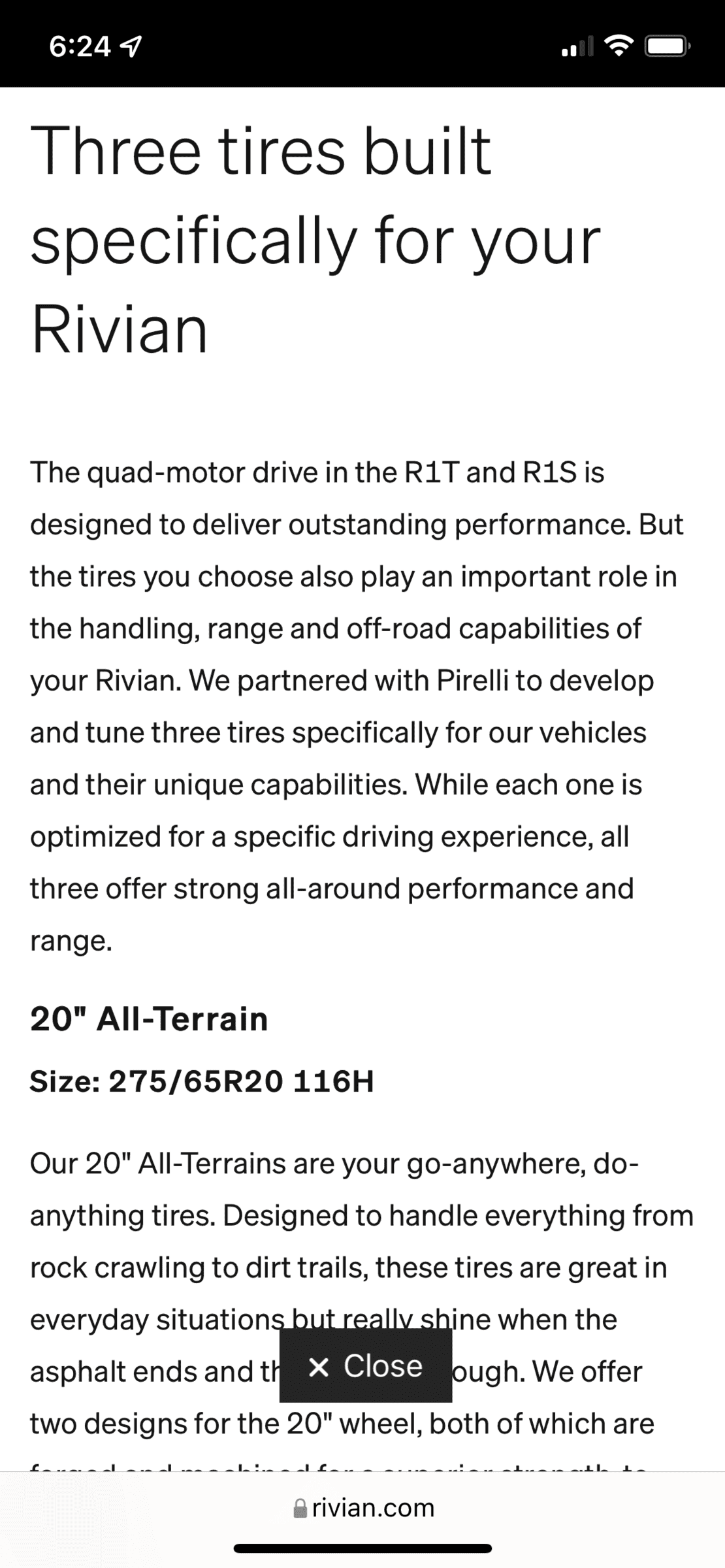 Rivian R1T R1S Best tire / wheel combo for deep snow. FA2A5867-957D-4C1C-81DD-E4818EB4E86E