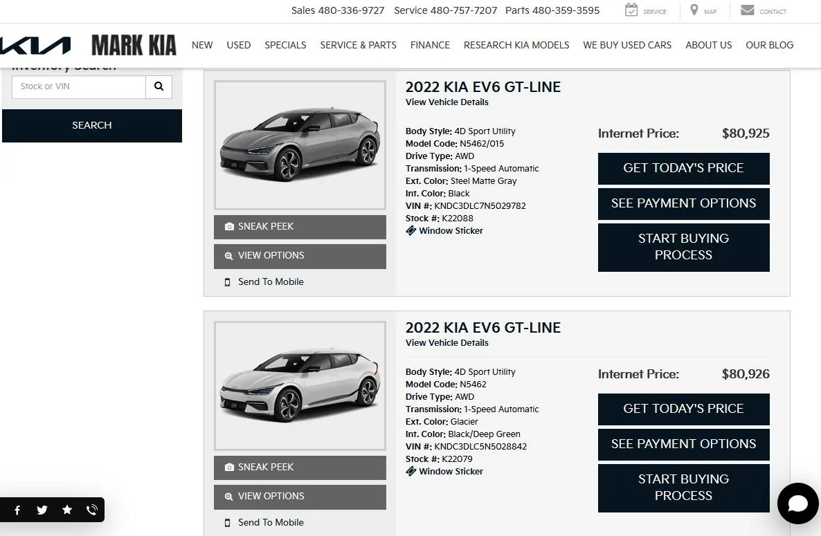 Rivian R1T R1S Kia EV6 Early Deliveries underway MarkKia_EV6