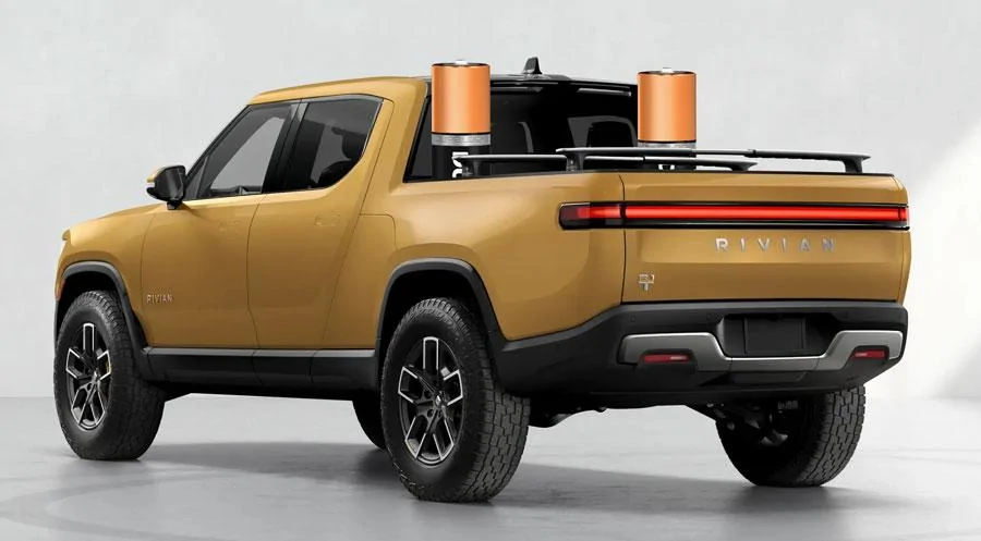 Rivian R1T R1S Denver First Mile event invites (via Reddit) Rivian-Stacks