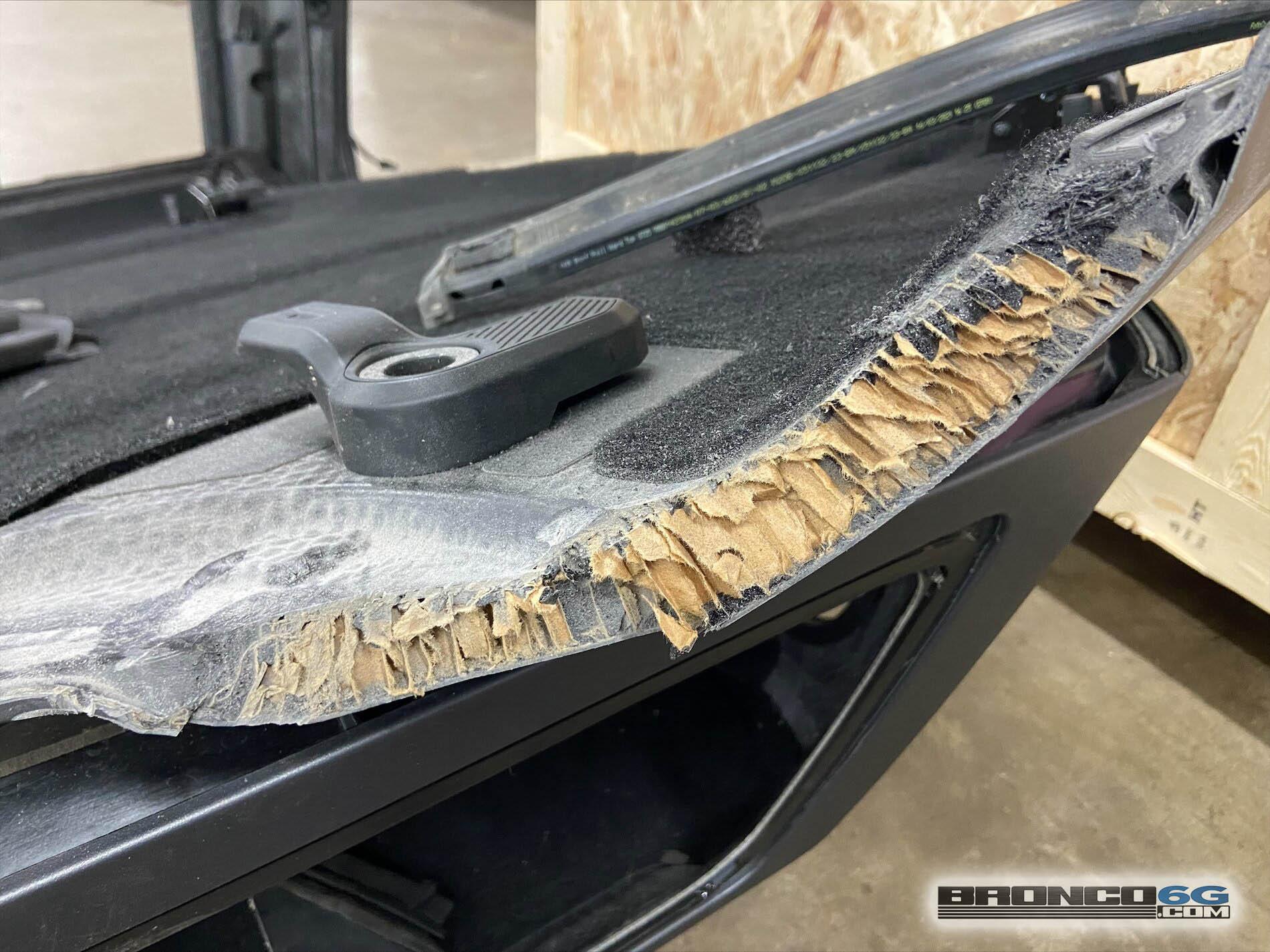 Rivian R1T R1S Hello, from a Ford Bronco Reject 2021 Ford Bronco MIC Hard Top 1.0 construction material cross section inside 3