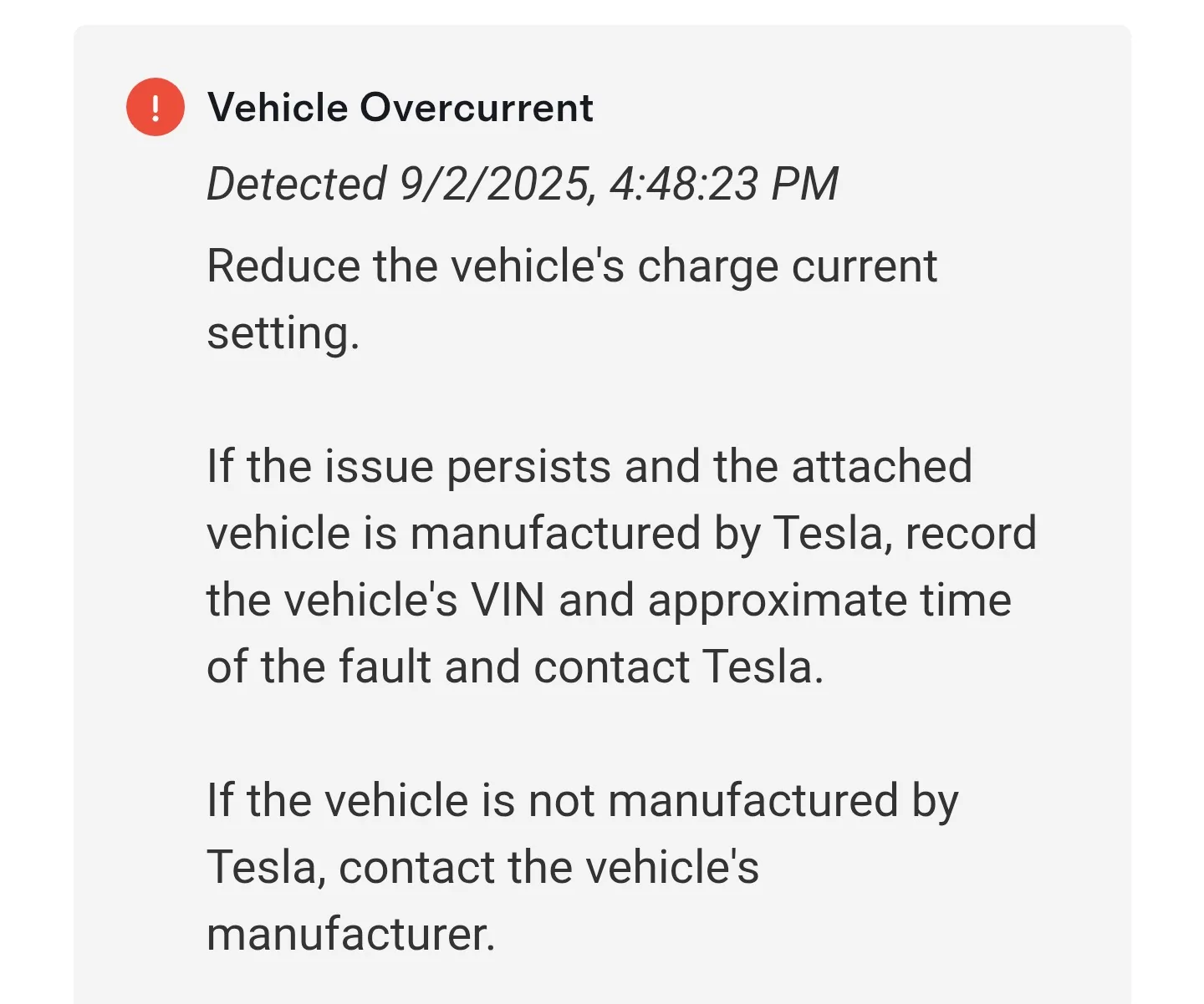 Rivian R1T R1S Problem with Tesla Universal Wall Connector 1000018722