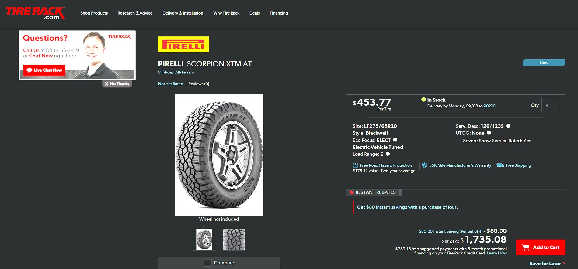 Rivian R1T R1S Toyo Open Country AT III EV vs KO3 on 20” 1757028471777-yn